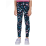 Legginsy dziecięce 4F Tights Cas F314 niebieski/różowy Multicolour Allover