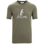 Męska koszulka Icebreaker Men Tech Lite II SS Tee Polar Paddle zielony Loden