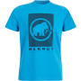 Koszulka męska Mammut Trovat T-Shirt Men niebieski GentianPrt