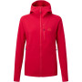 Bluza damska Mountain Equipment W's Shroud Hooded Jacket czerwony CapsicumRed