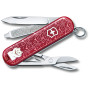 Składany nóż Victorinox Classic 58 mm czerwony LuckyCat