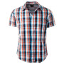 Koszula męska Elbrus Lattice pomarańczowy Blue/Navy/OrangeCheck