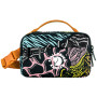 Torba naramienna Fjällräven Kånken Art Hip Pack czarny/szary Darkwoods