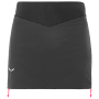 Damska spódnica zimowa Salewa Ortles Twr Stretch W Skirt czarny BlackOut