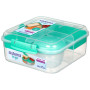 Pojemnik na żywność Sistema Bento Cube To Go 1,25L niebieski Blue