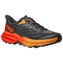 Buty męskie Hoka One One M Speedgoat 5 Wide czarny/pomarańczowy Castlerock / Flame