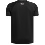 T-shirt dziecięcy Under Armour Tech Split Wordmark SS Black