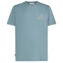 Koszulka męska Icebreaker Men Merino 150 Tech Lite SS Tee Peaceful Pass jasnoniebieski Flint Blue