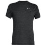 Koszulka męska Salewa Puez Melange Dry M S/S Tee czarny Black Out Melange