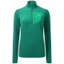 Bluza damska Mountain Equipment Lumiko Wmns Zip T Medieval Blue zielony Spruce/Deep Green