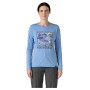 Koszulka damska Patagonia W's L/S Cap Cool Daily Graphic Shirt - Lands
