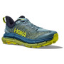 Buty do biegania dla mężczyzn Hoka One One Mafate Speed 4 niebieski Stone Blue / Dark Citron