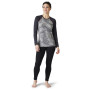 Damska koszulka Smartwool W Merino 250 Baselayer Pattern Crew Bxd