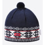 Dzianinowa czapka z merynosów Kama AW68 ciemnoniebieski Darkblue