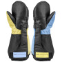 Rękawice narciarskie dla dzieci Leki Little Swtch Zero Mitt Long black-light blue