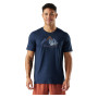 Męska koszulka Smartwool Triangle Mountain Active Short Sleeve Graphic Tee