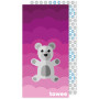 Ręcznik szybkoschnący Towee Bear różowy Pink