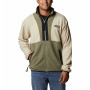 Męska bluza Columbia Back Bowl Fleece Lightweight beżowy Ancient Fossil, Stone Green, Black