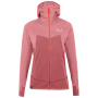 Bluza damska Salewa Puez Hybrid PL W FZ różowy mauvemood melange/6080