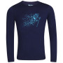 Koszulka męska Zulu Merino Skier 160 Long niebieski Navy