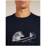 Męska koszulka Icebreaker Merino Blend Core SS Tee Canoe Companions