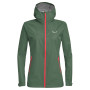 Kurtka damska Salewa Puez (Aqua 3) PTX W JKT zielony/czerwony Duck/6080