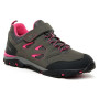Buty dziecięce Regatta Holcombe IEP Low szary/różówy Steel/Tulip