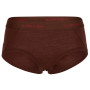 Majtki Icebreaker W's Sprite Hot Pants czerwony/brązowy espresso