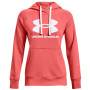 Bluza damska Under Armour Rival Fleece Logo HD pomarańczowy Miami//White