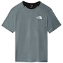 Koszulka męska The North Face Ma Tee szary/niebieski Goblnbludrkheather/Tnfblk