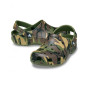 Kapcie dziecięce Crocs Classic Camouflage Clog Army Green/Multi