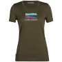 Koszulka damska Icebreaker Women Tech Lite II SS Tee Trailhead zielony loden