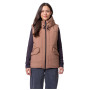 Kamizelka damska Hannah Dot Vest jasnobrązowy beaver fur