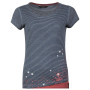 Koszulka damska Chillaz Fancy Little Dot 2021 brązowy/niebieski indigo blue striped washed