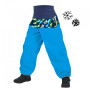 Spodnie dla maluchów z polaru Unuo Softshell Sherpa Basic jasnoniebieski