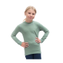 Dziecięca koszulka Sensor Merino DF Logo Up Basil Green