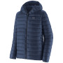 Męska kurtka puchowa Patagonia Down Sweater Hoody ciemnoniebieski New Navy
