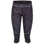 Legginsy damskie 3/4 Hannah Relay czarny anthracite (gray)