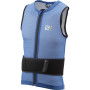 Kamizelka dziecięca z ochroną pleców Salomon Flexcell Pro Vest Jr niebieski RaceBlue
