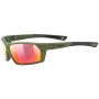 Okulary przeciwsłoneczne Uvex Sportstyle 225 zielony OliveGreenMat
