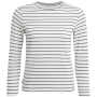 Koszulka męska Craghoppers Nosilife Abel Long Sleeved T-Shirt biały/czarny