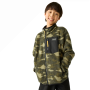 Bluza dziecięca Regatta Junior Frankie Warm Fleece Bark Green Camo