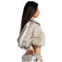 Bluza damska Nebbia Half-Zip Leopard Sweatshirt Primal