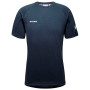 Koszulka męska Mammut Aegility T-Shirt Men niebieski/biały marine melange-white
