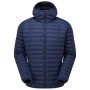 Kurtka zimowa męska Mountain Equipment Particle Hooded Jacket ciemnoniebieski Dusk