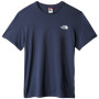 Koszulka męska The North Face Simple Dome Tee niebieski/jasnoniebieski Summit Navy