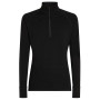 Męska koszulka Icebreaker Men Mer 200 ZoneKnit LS Half Zip czarny Black
