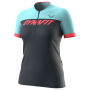Damska koszulka kolarska Dynafit Ride Light 1/2 Zip SS Tee W niebieski/czarny blueberry MARINE BLUE/8050