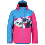 Dziecięca kurtka zimowa Dare 2b Humour II Jacket różowy/niebieski Swedish Blue/Quiet Blue Abstract Mountain