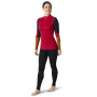Damska koszulka Smartwool W Intraknit Merino 200 Colorblock 1/4 Zip